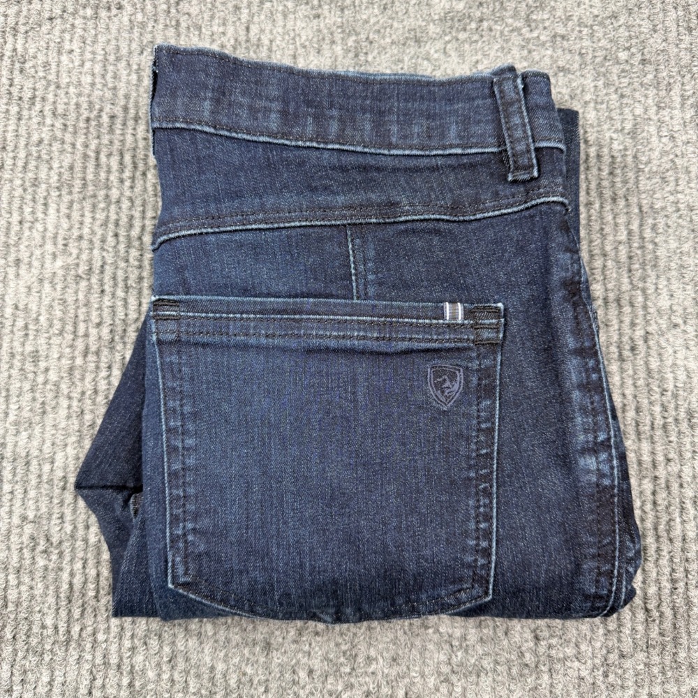 KUHL Women's 9" Contour Flex Jeans 8 REG Blue Skinny Leg Indigo Dye Stretch 6382
